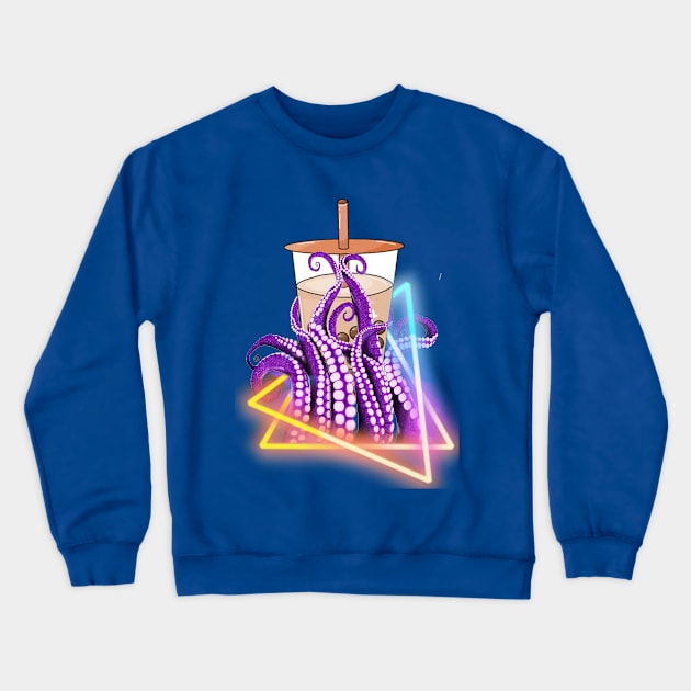 Unleash the kraken  and the beast Crewneck Sweatshirt by Bubbly Tea